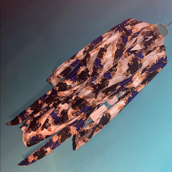 Live4Truth Dresses & Skirts - Elegant Blue and Gold Patterned dress